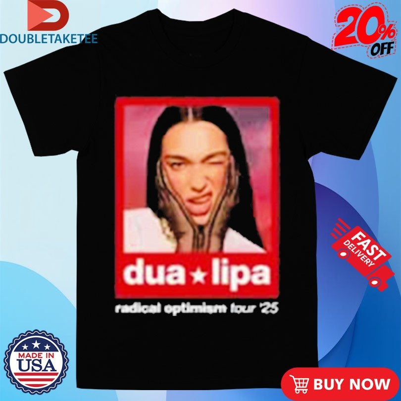Official Dua Lipa 2025 Radical Optimism Tour Shirts