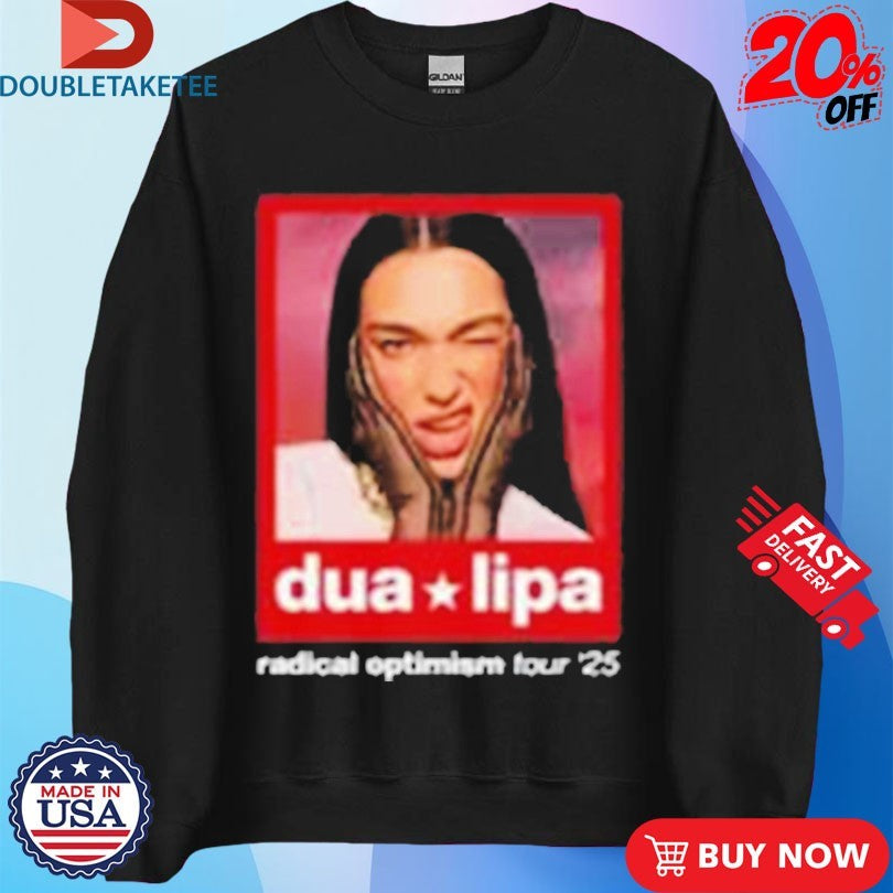 Official Dua Lipa 2025 Radical Optimism Tour Shirts