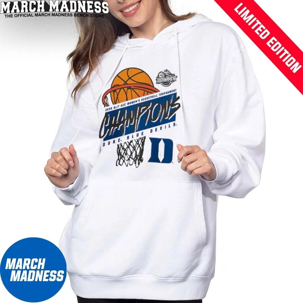 Official Duke Women’s Basketball 2026 Ally ACC Tournament Champions T-Shirt