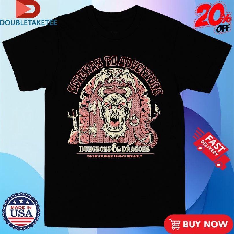 Official Dungeons And Dragons Gateway To Adventure Wizard Of Barge Shirts