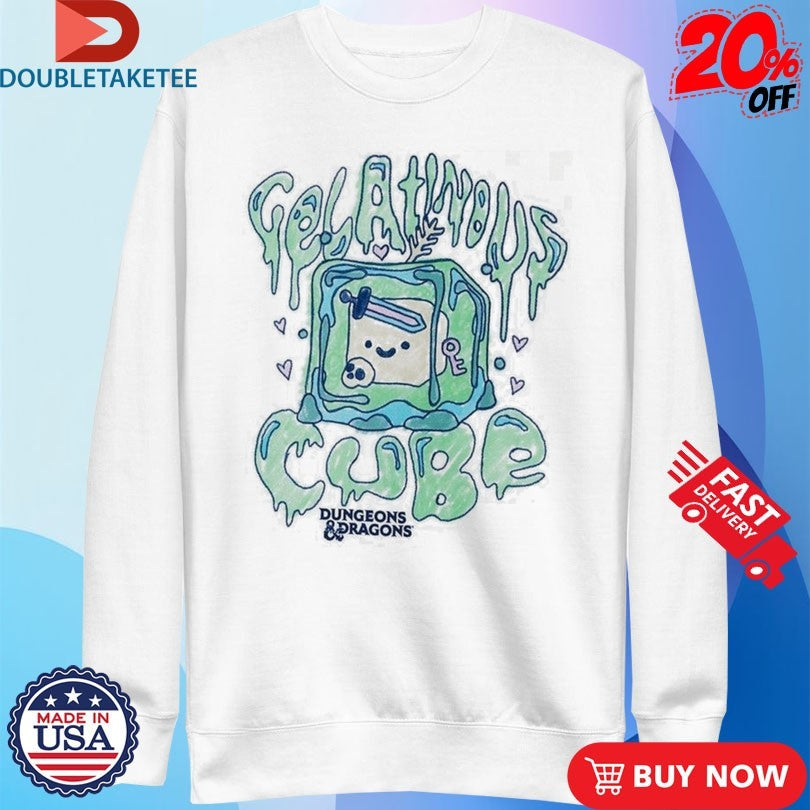Official Dungeons &amp; Dragons Chibi Gelatinous Cube Shirts