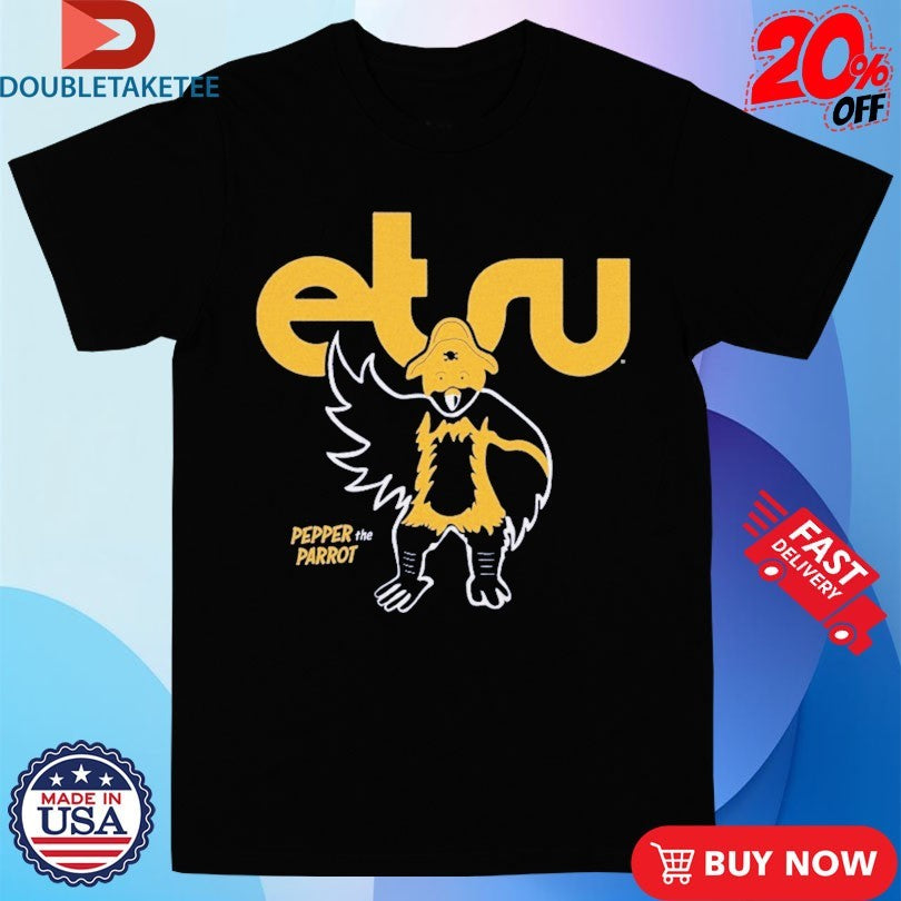 Official ETSU Pepper The Parrot Mascot Shirts