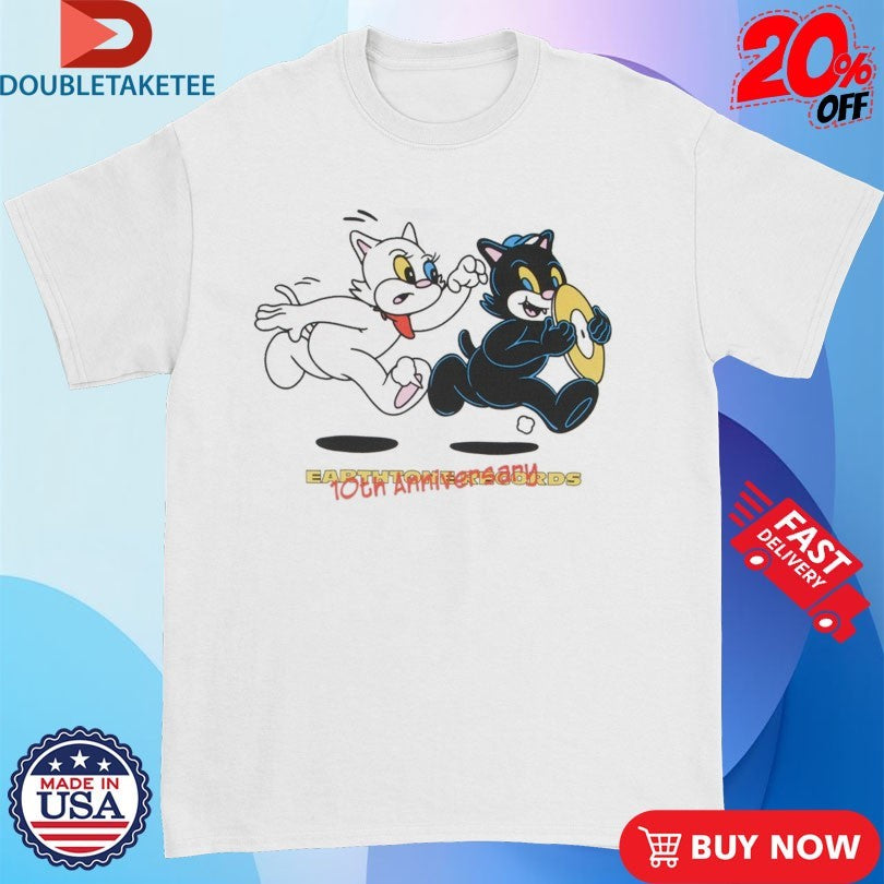 Official Earthtone 10th Anniversary Cats Shirts