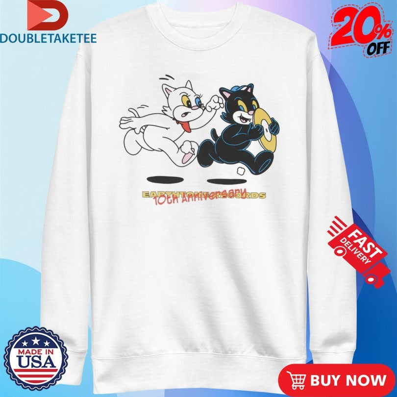 Official Earthtone 10th Anniversary Cats Shirts