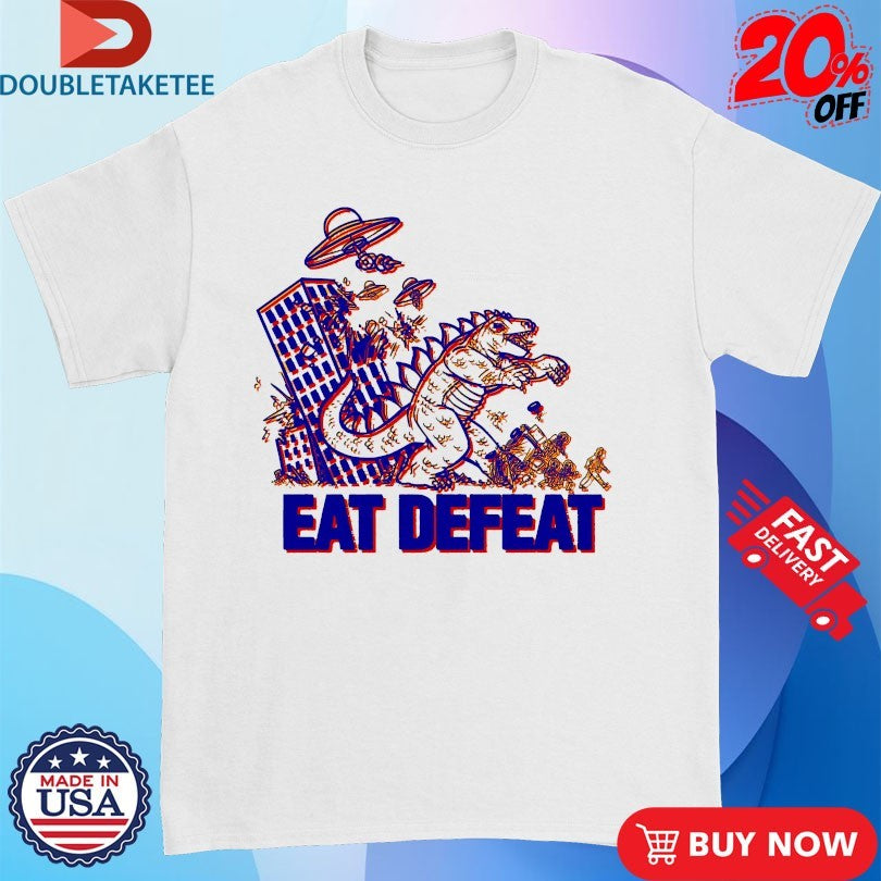 Official Eat Defeat Godzilla UFO Shirts