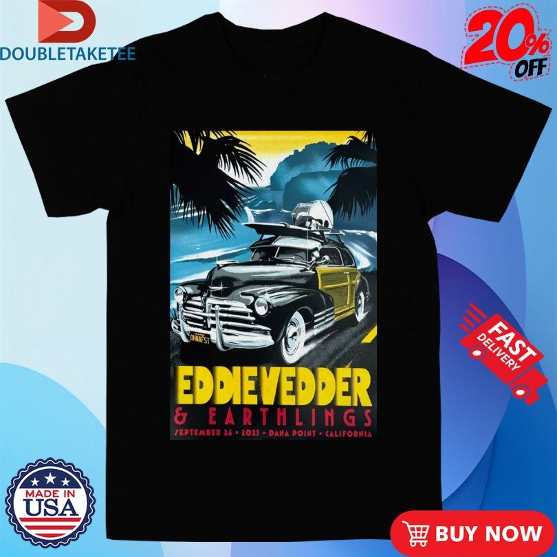 Official Eddie Vedder At Ohana Festival Dana Pont California 2025 Car Shirts