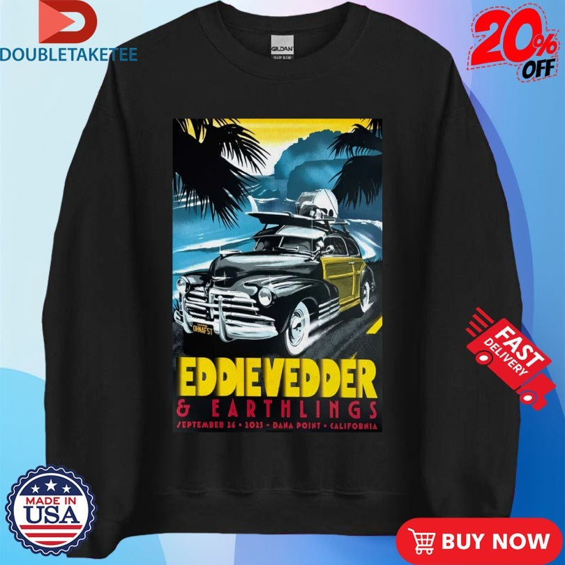 Official Eddie Vedder At Ohana Festival Dana Pont California 2025 Car Shirts