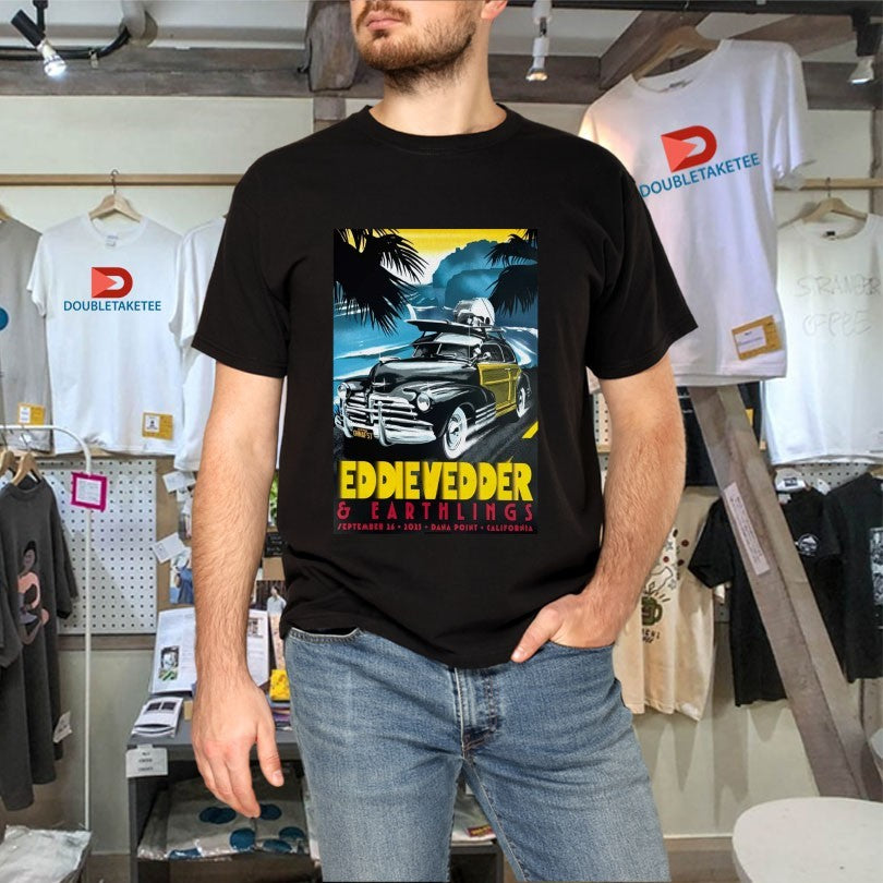 Official Eddie Vedder At Ohana Festival Dana Pont California 2025 Car Shirts