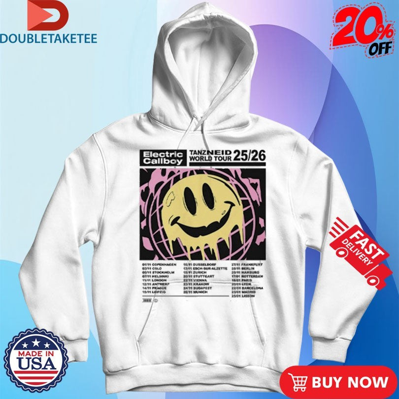 Official Electric Callboy Tanzneid World Tour ’25 2026 Dates Shirts
