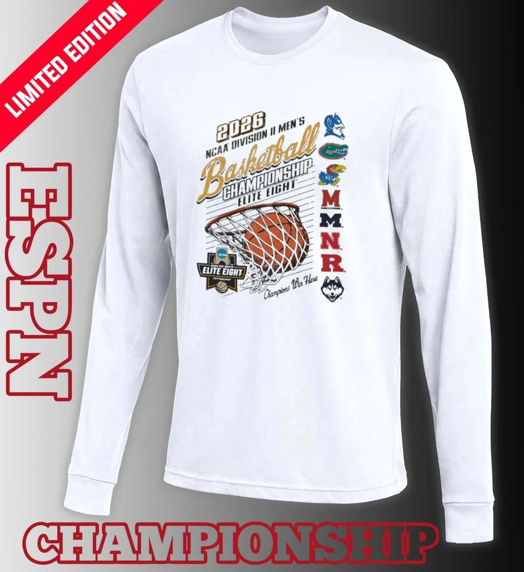 Official Elite Eight 2026 NCAA DII Men’s Basketball Championship T-Shirt