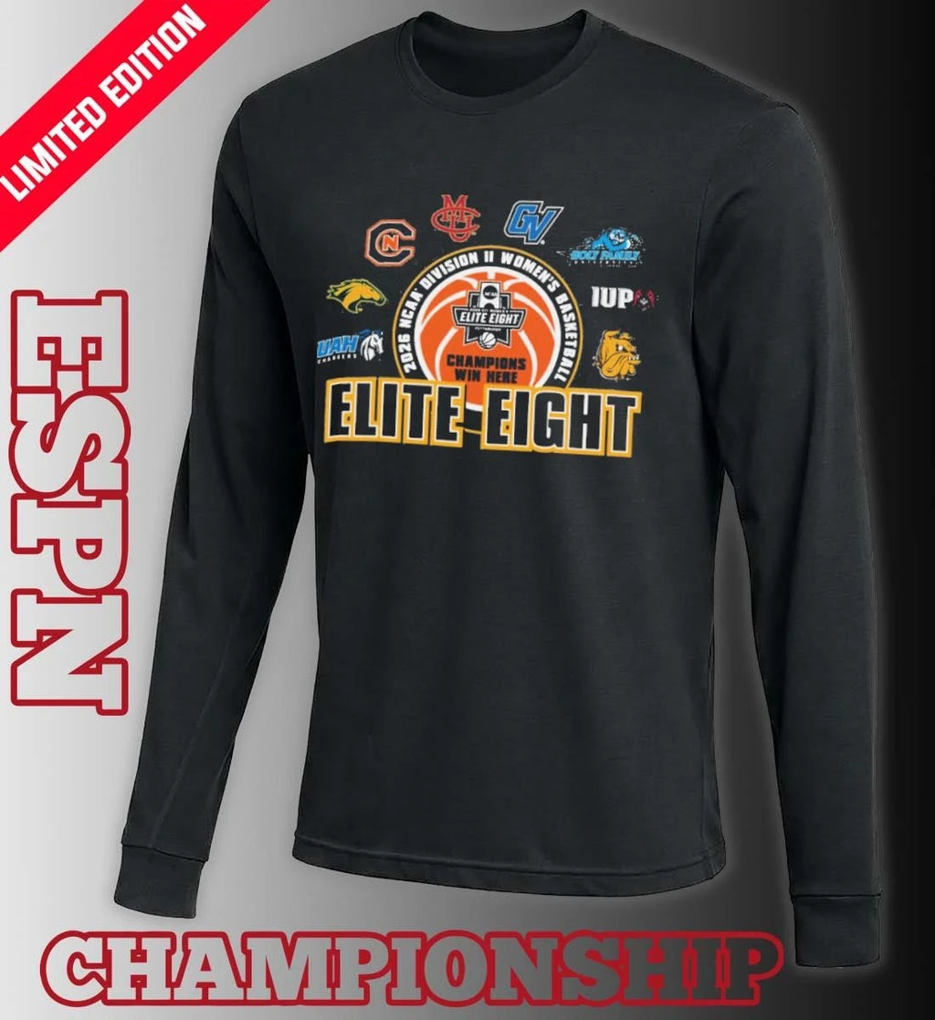 Official Elite Eight 2026 NCAA Division II Women’s Basketball Championship T-Shirt