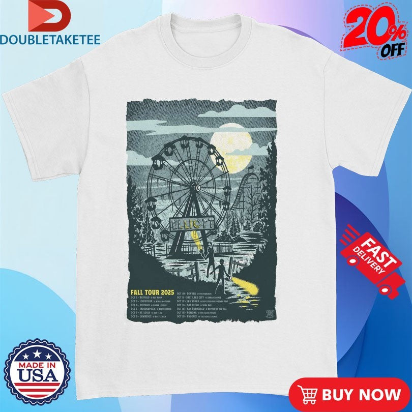 Official Elliott Fall Tour 2025 October Shirts