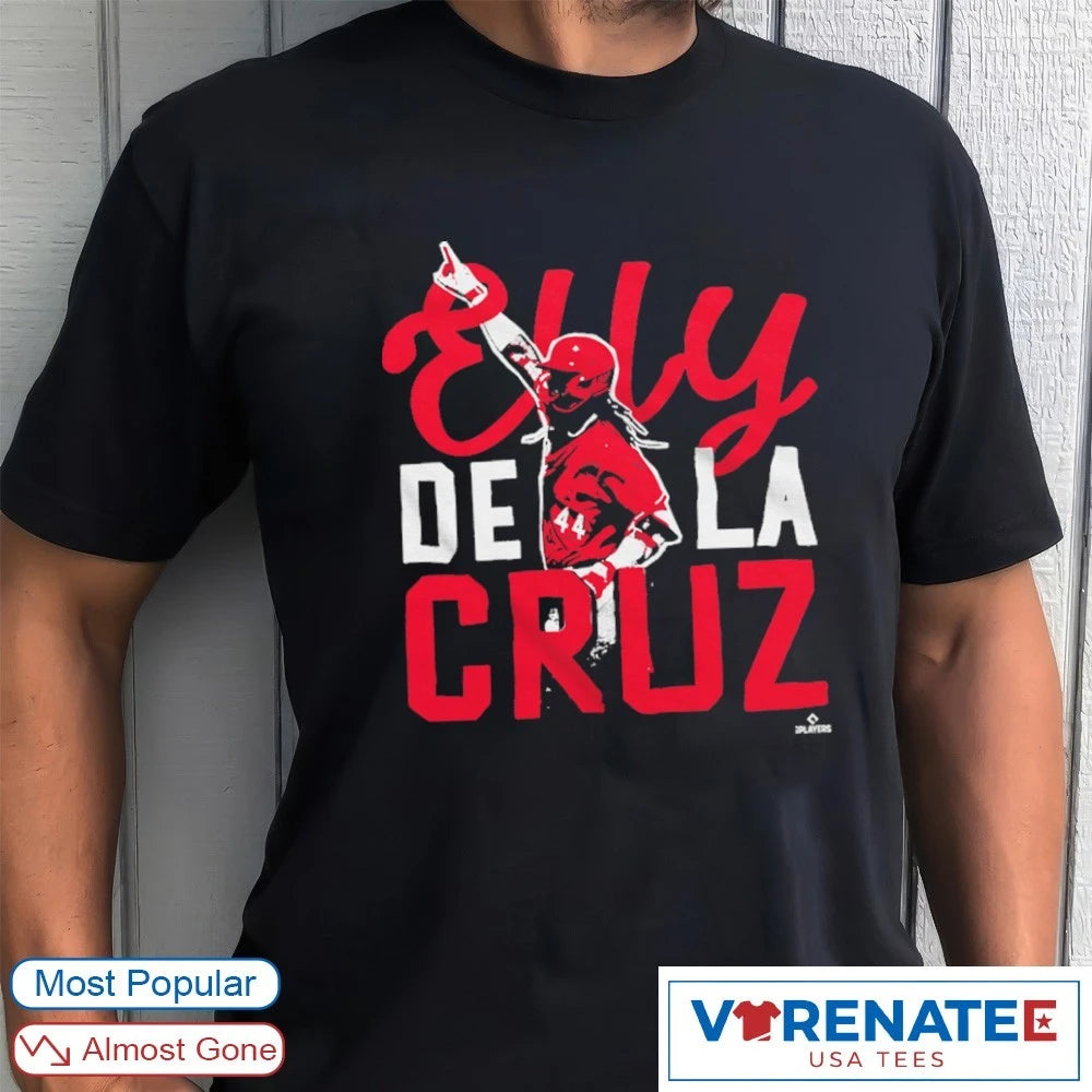Official Elly De La Cruz Handcrafted Superstar Cincinnati Reds MLB T-Shirt