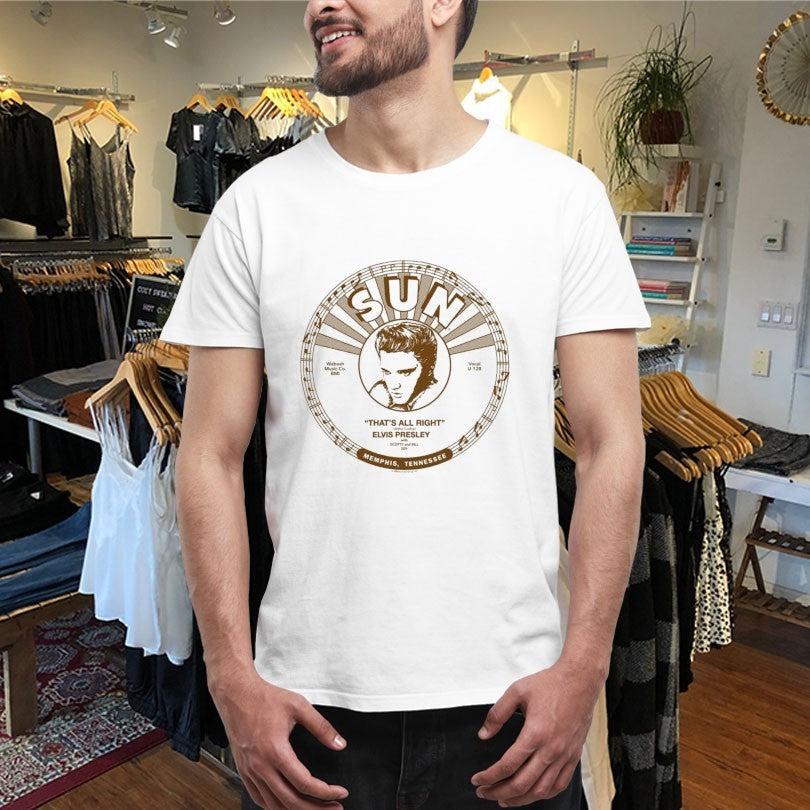 Official Elvis Presley That’s All Right Sun Records Memphis Tennessee Shirts
