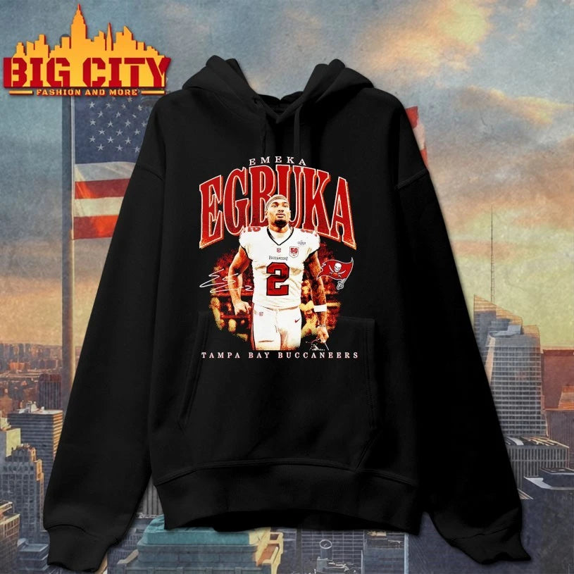 Official Emeka Egbuka Tampa Bay Buccaneers signature shirt