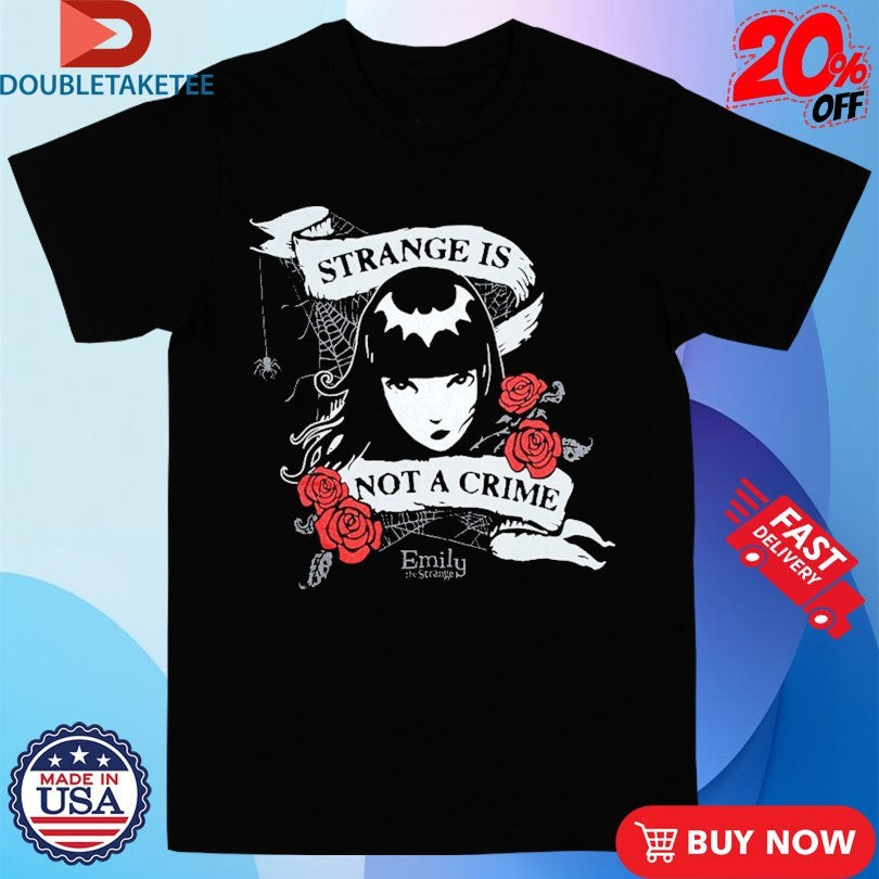 Official Emily The Strange Is Not A Crime Rose Shirts