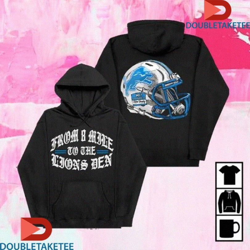 Official Eminem X Detroit Lions From 8 Mile To The Lions Den Shirts