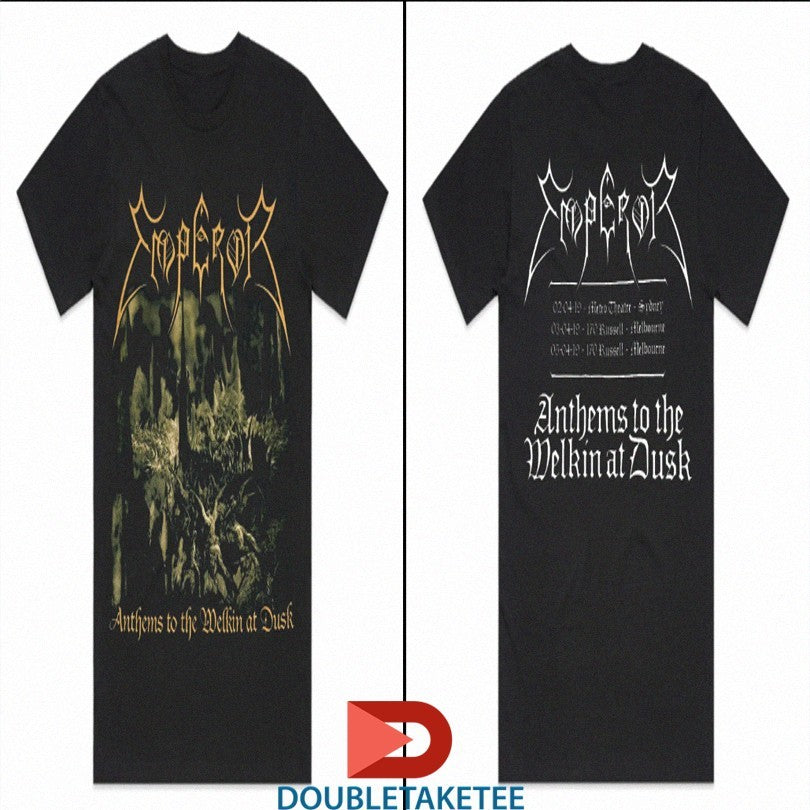 Official Emperor Anthems To The Welkin At Dusk Aus Tour 2019 Shirts