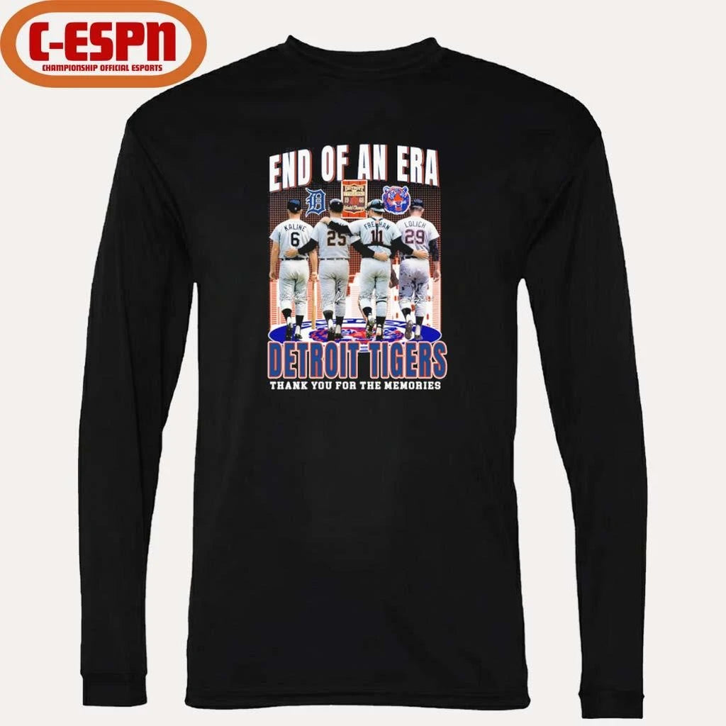 Official End Of An Era Detroit Tigers Legends Shirt