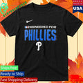 Official Engineered For Philadelphia Phillies MLB Logo 2026 T-Shirt