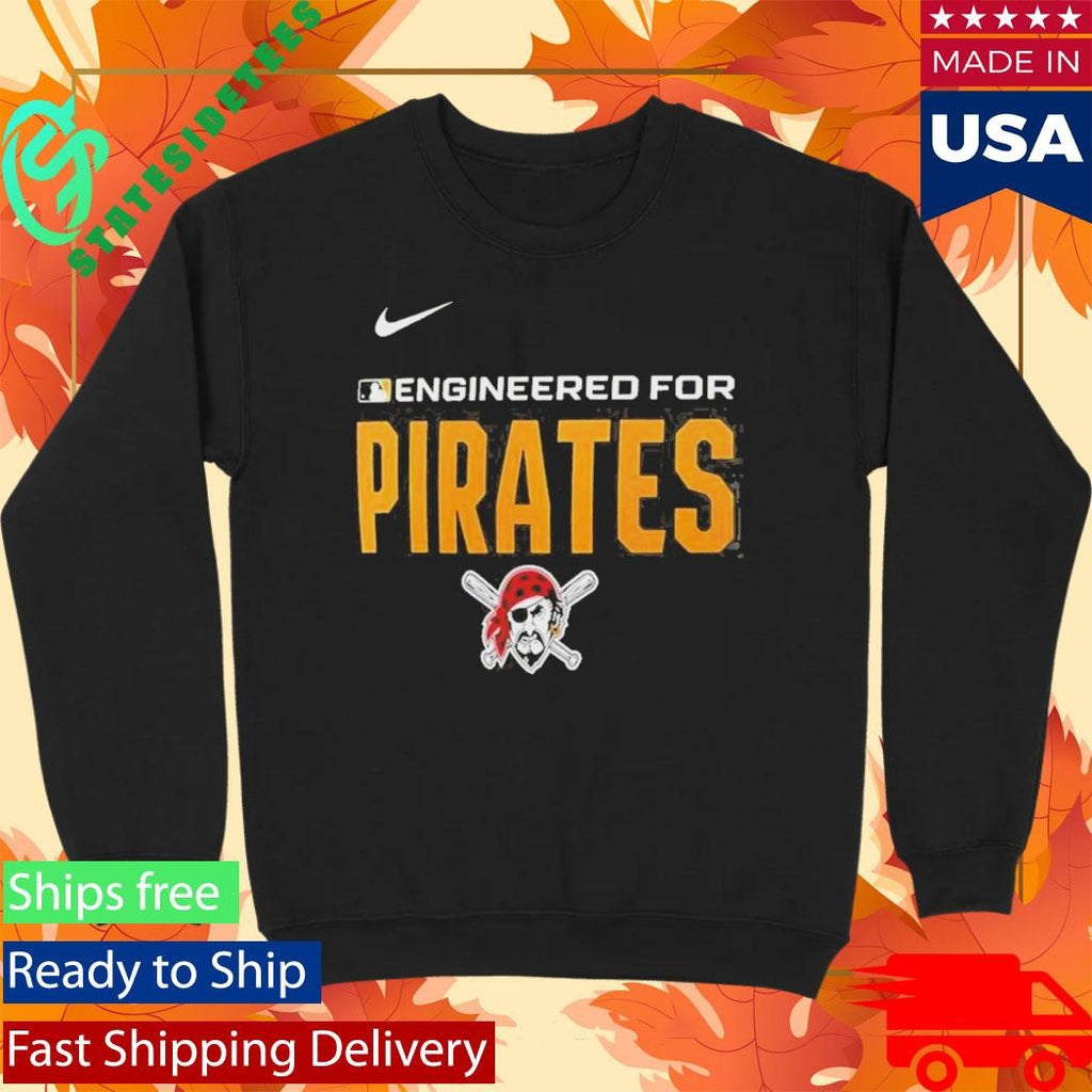 Official Engineered For Pittsburgh Pirates MLB 2026 Logo T-Shirt