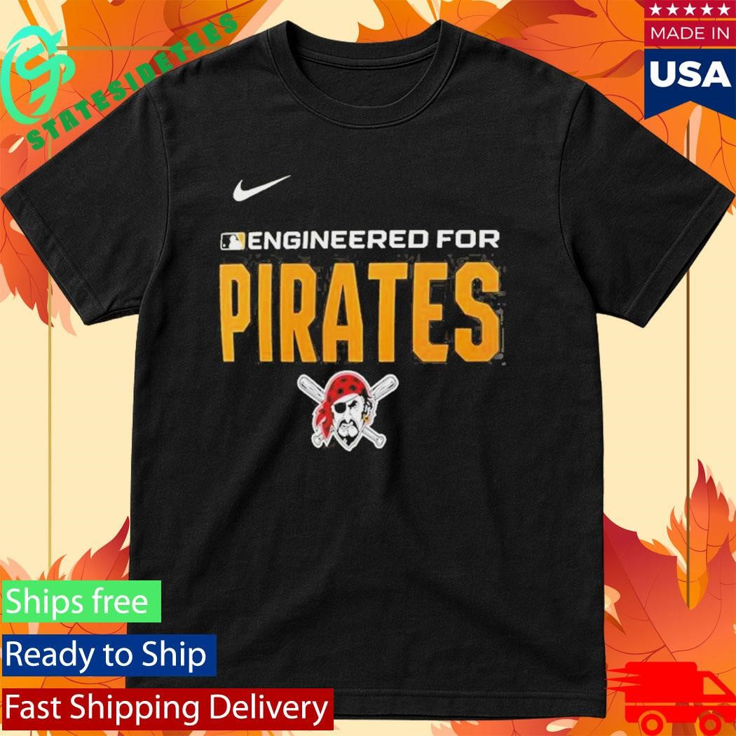 Official Engineered For Pittsburgh Pirates MLB 2026 Logo T-Shirt