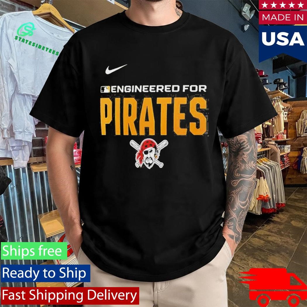 Official Engineered For Pittsburgh Pirates MLB 2026 Logo T-Shirt