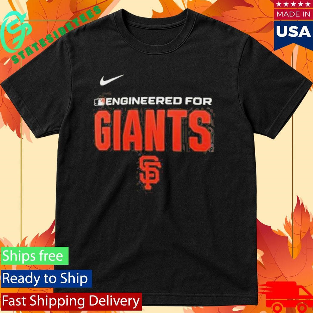 Official Engineered For San Francisco Giants MLB Logo 2026 T-Shirt