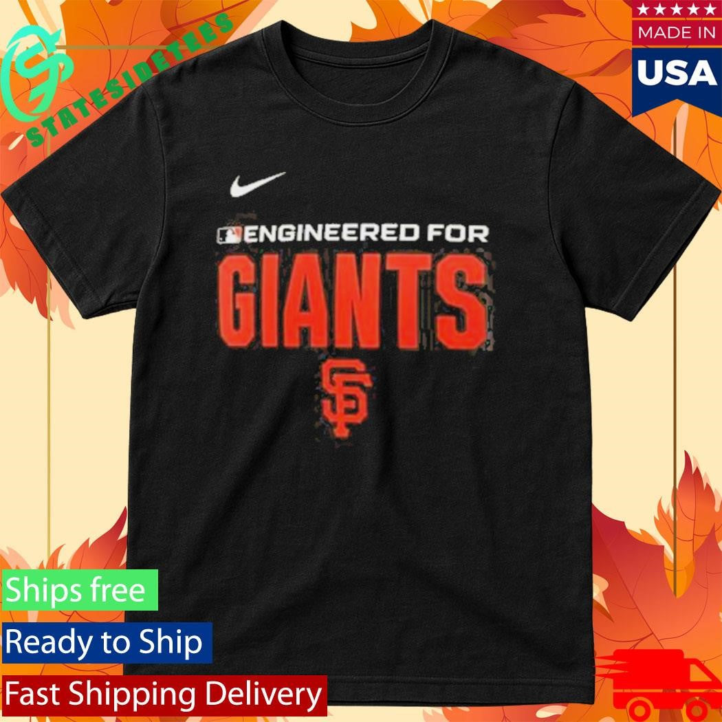 Official Engineered For San Francisco Giants MLB Logo 2026 T-Shirt
