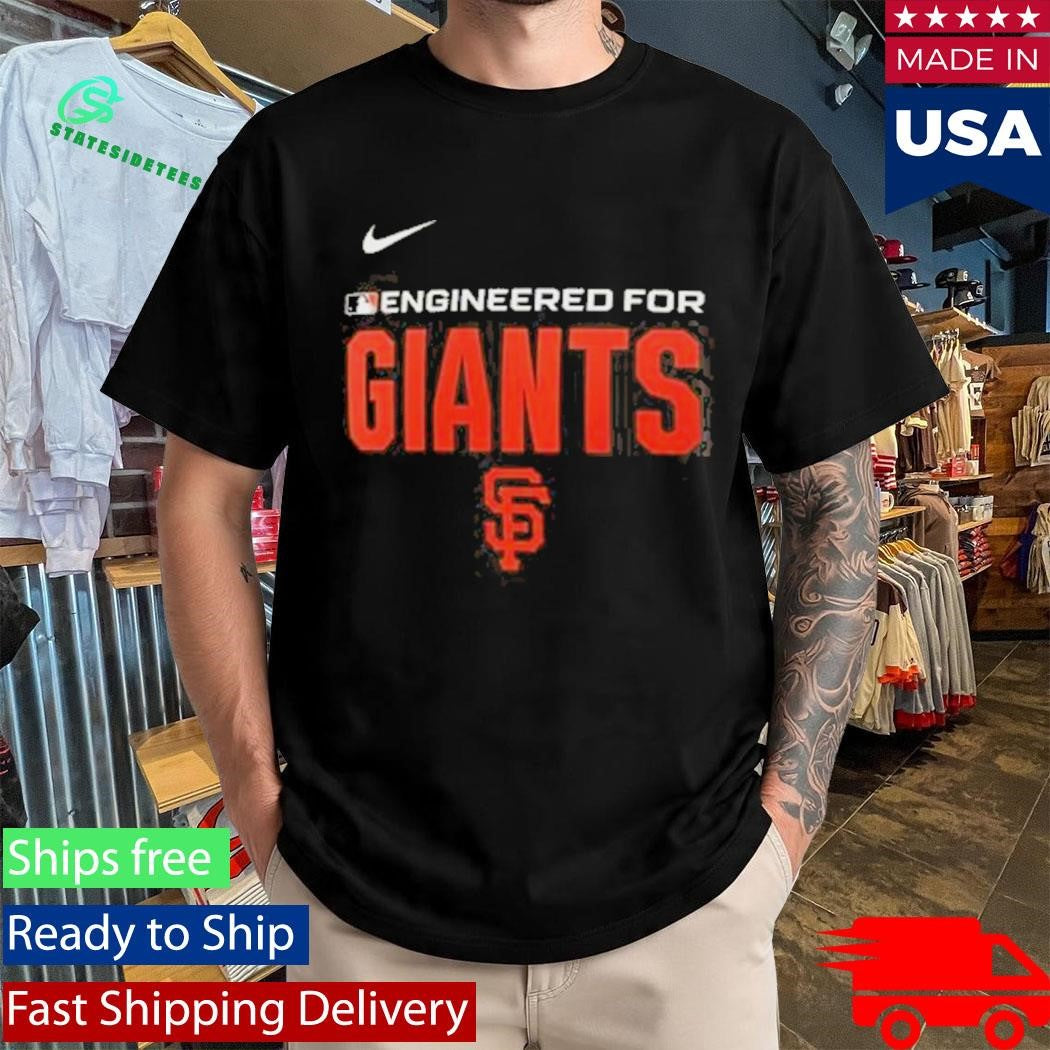 Official Engineered For San Francisco Giants MLB Logo 2026 T-Shirt