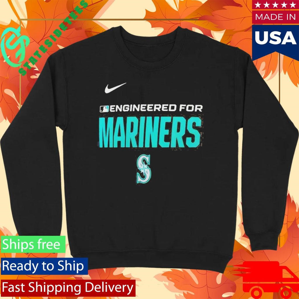 Official Engineered For Seattle Mariners MLB Logo 2026 T-Shirt