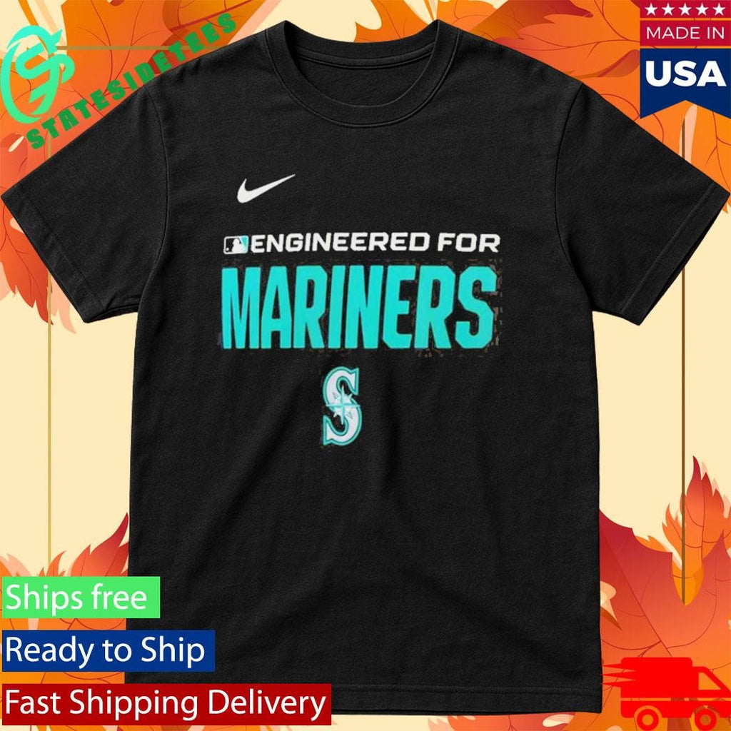 Official Engineered For Seattle Mariners MLB Logo 2026 T-Shirt