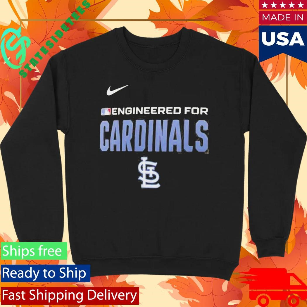 Official Engineered For St Louis Cardinals MLB 2026 Logo T-Shirt