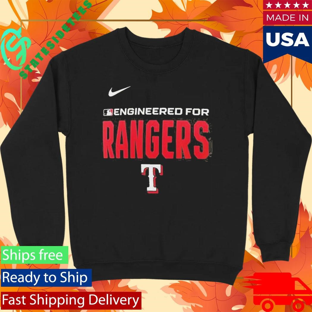Official Engineered For Texas Rangers MLB Logo 2026 T-Shirt