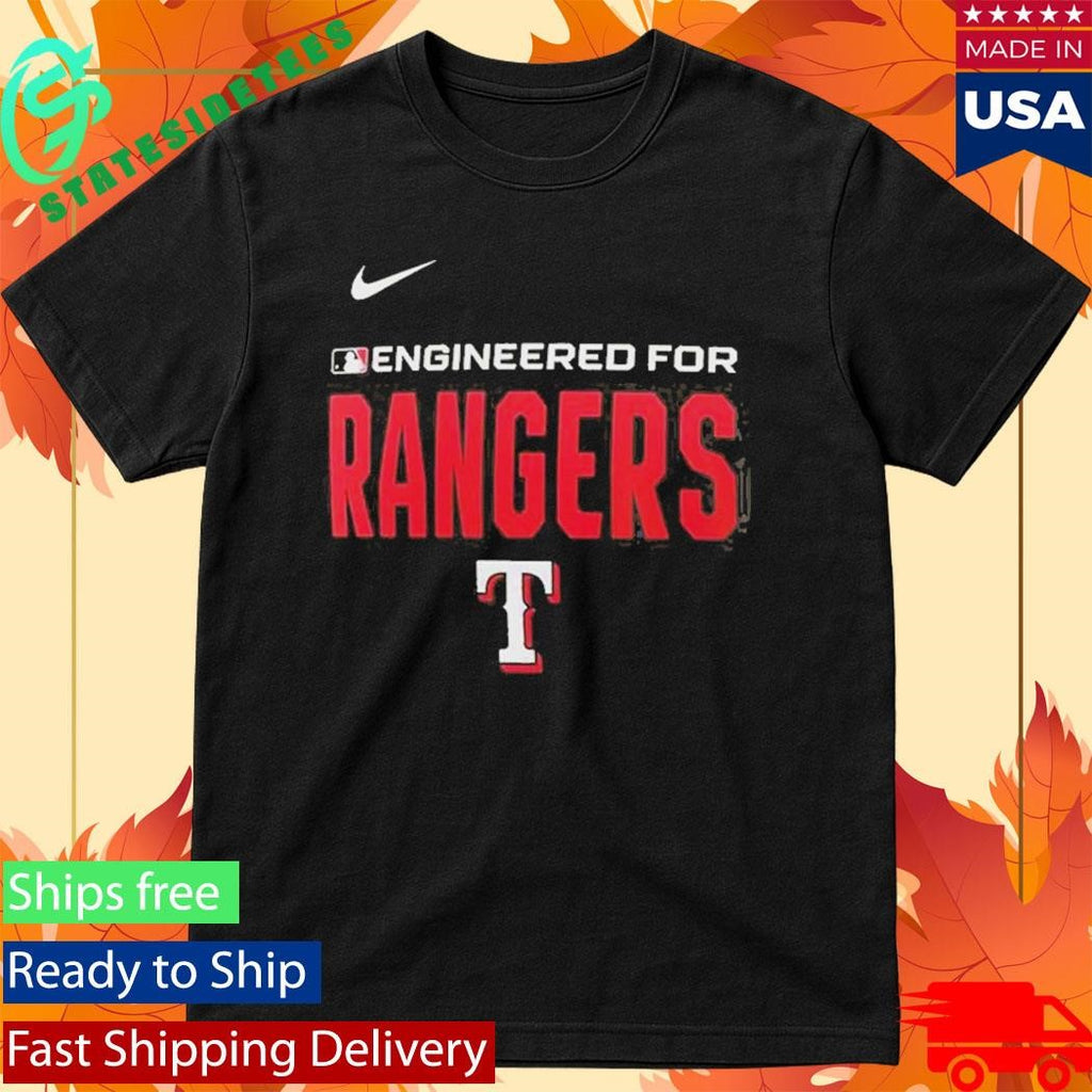 Official Engineered For Texas Rangers MLB Logo 2026 T-Shirt