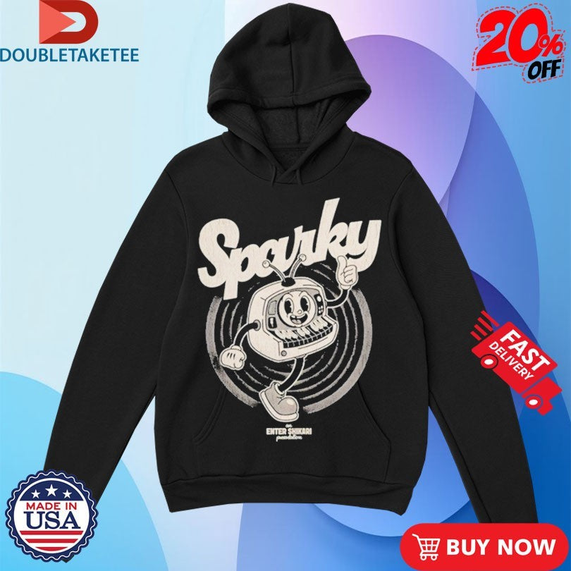Official Enter Shikari Rubber Hose Sparky Mono Shirts