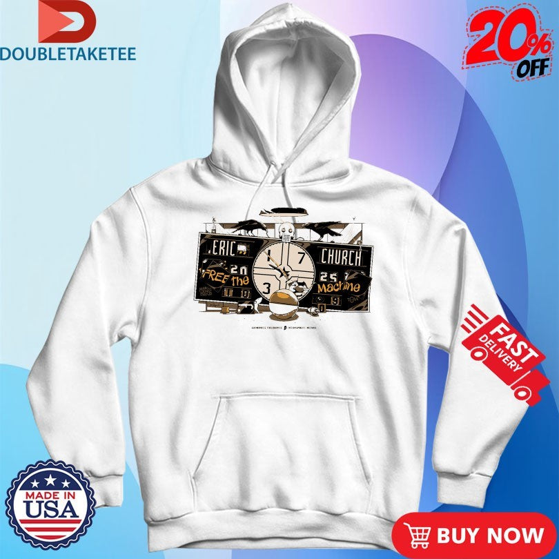 Official Eric Church Free The Machine Tour  October 9 2025 Indianapolis, IN Concert Shirts