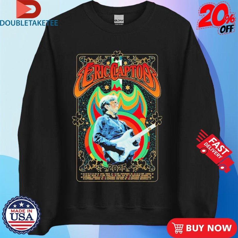 Official Eric Clapton Tour 2025 Shirts