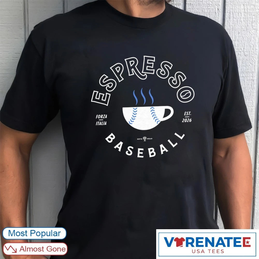 Official Espresso Baseball Forza Italia Est 2026 T-Shirt