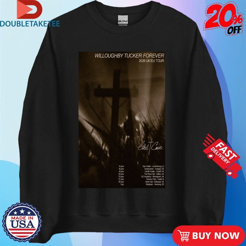 Official Ethel Cain Willoughby Tucker Forever UK + EU Tour 2026 Shirts