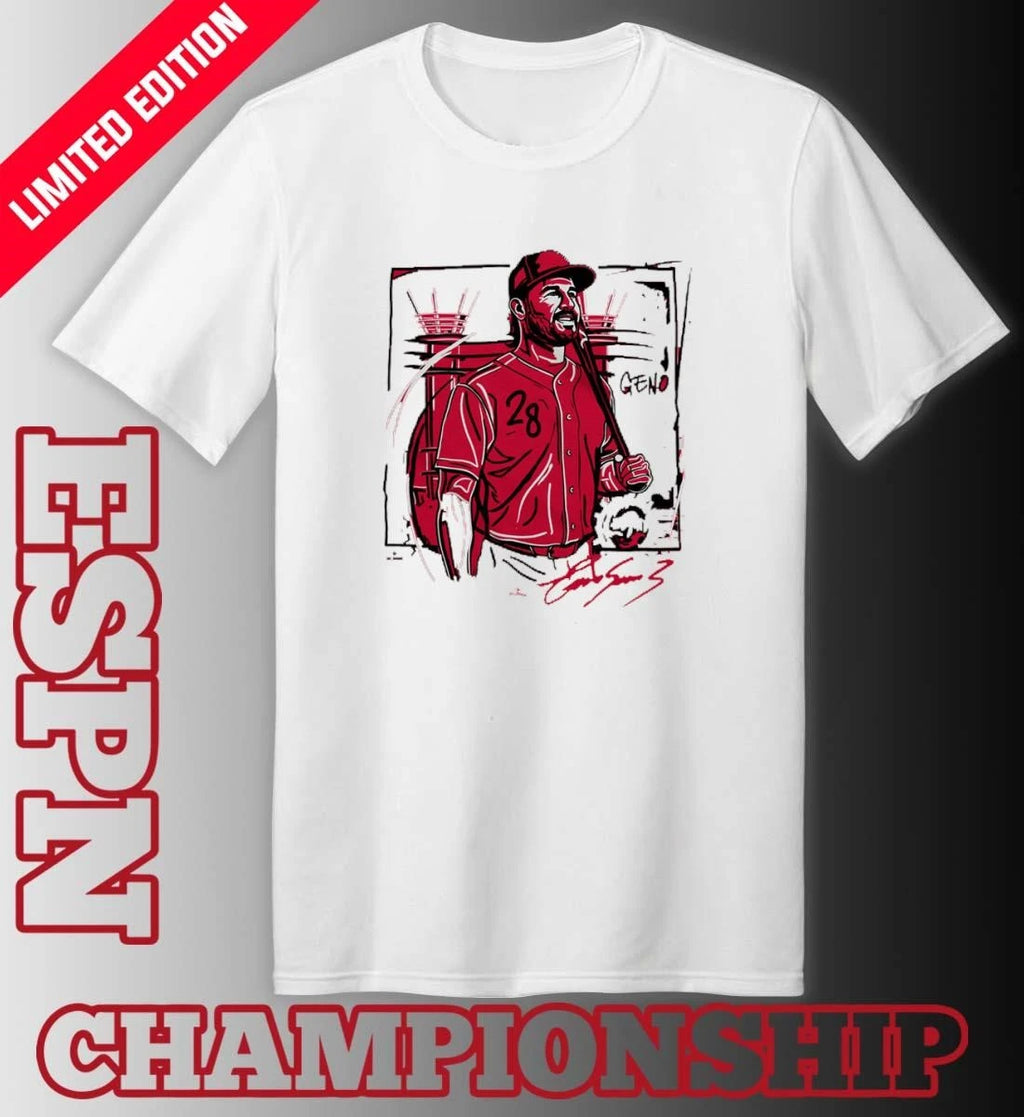 Official Eugenio Suarez Drip &amp; Splatter Black White Shirt