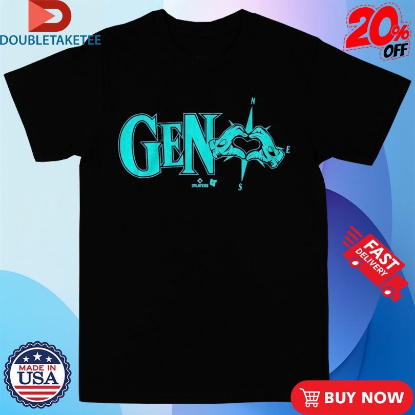 Official Eugenio Suarez Geno Love Heart Hands Seattle Mariners Shirts