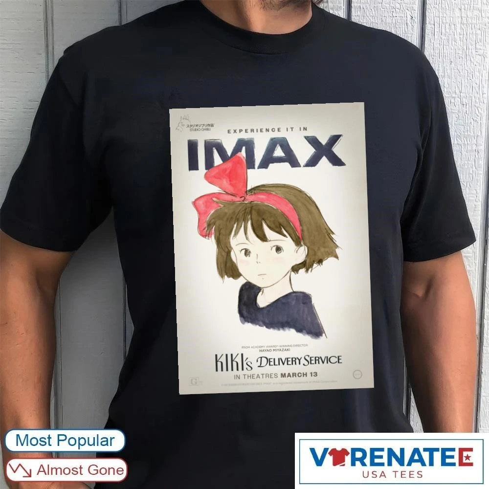 Official Experience It In Imax Kiki’s Delivery Service In Theatres March 13 2026 Poster t-shirt