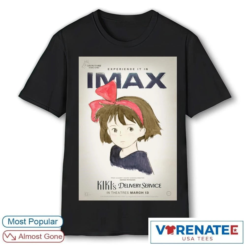 Official Experience It In Imax Kiki’s Delivery Service In Theatres March 13 2026 Poster t-shirt