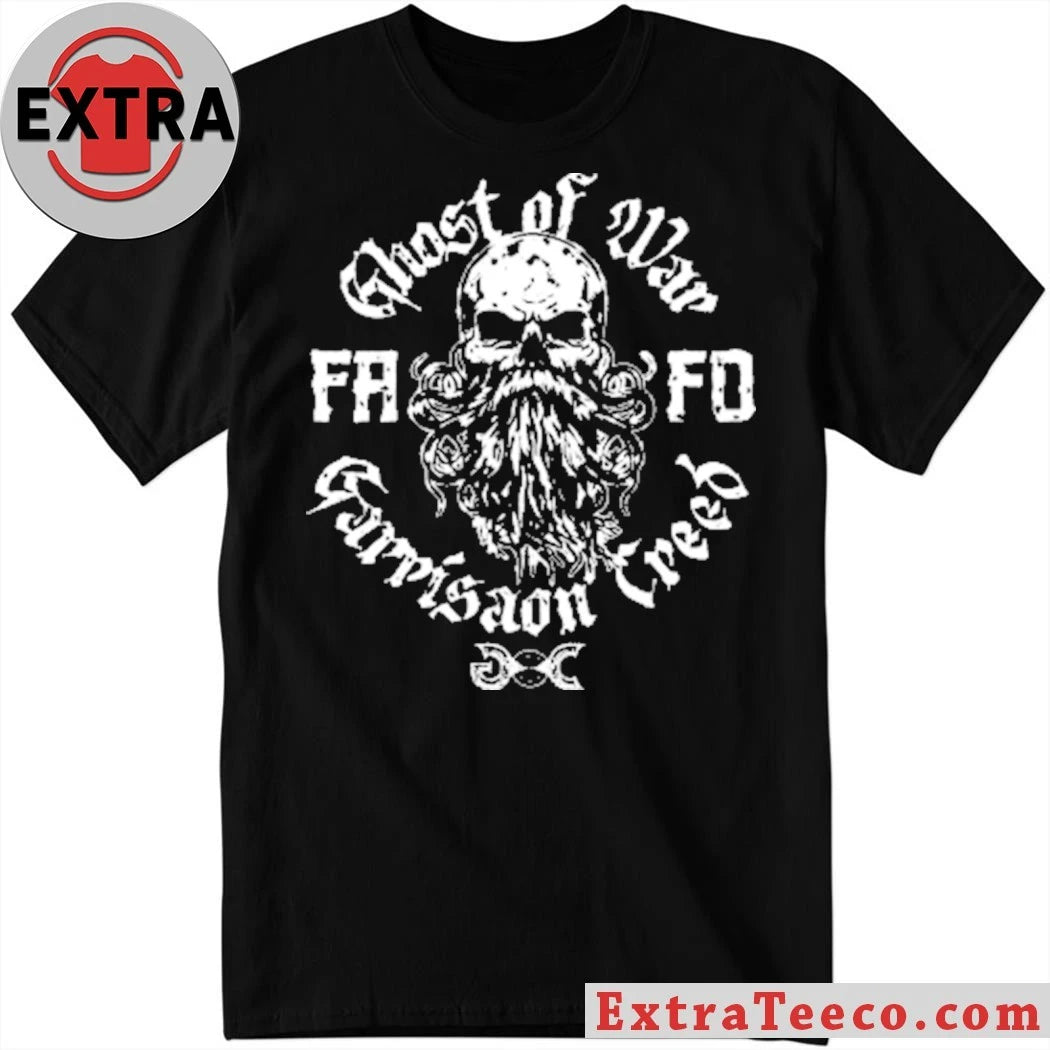 Official FA FO Ghost of War Garrison Creed Gothic T-Shirt