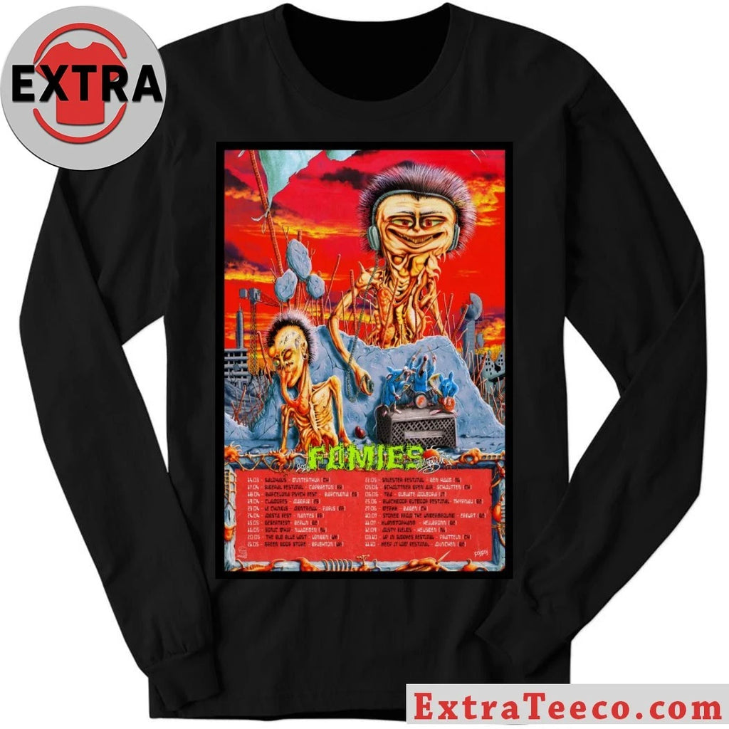 Official FOAMIES EU 2026 Tour Poster Shirt