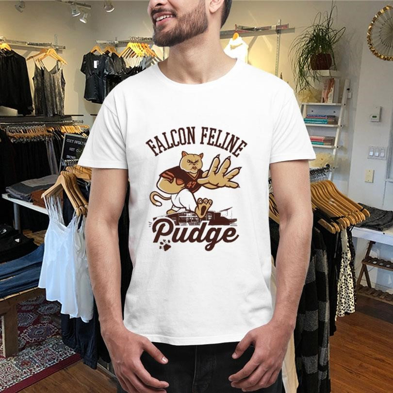 Official Falcon Feline Pudge The Cat Bowling Green Mascot Shirts
