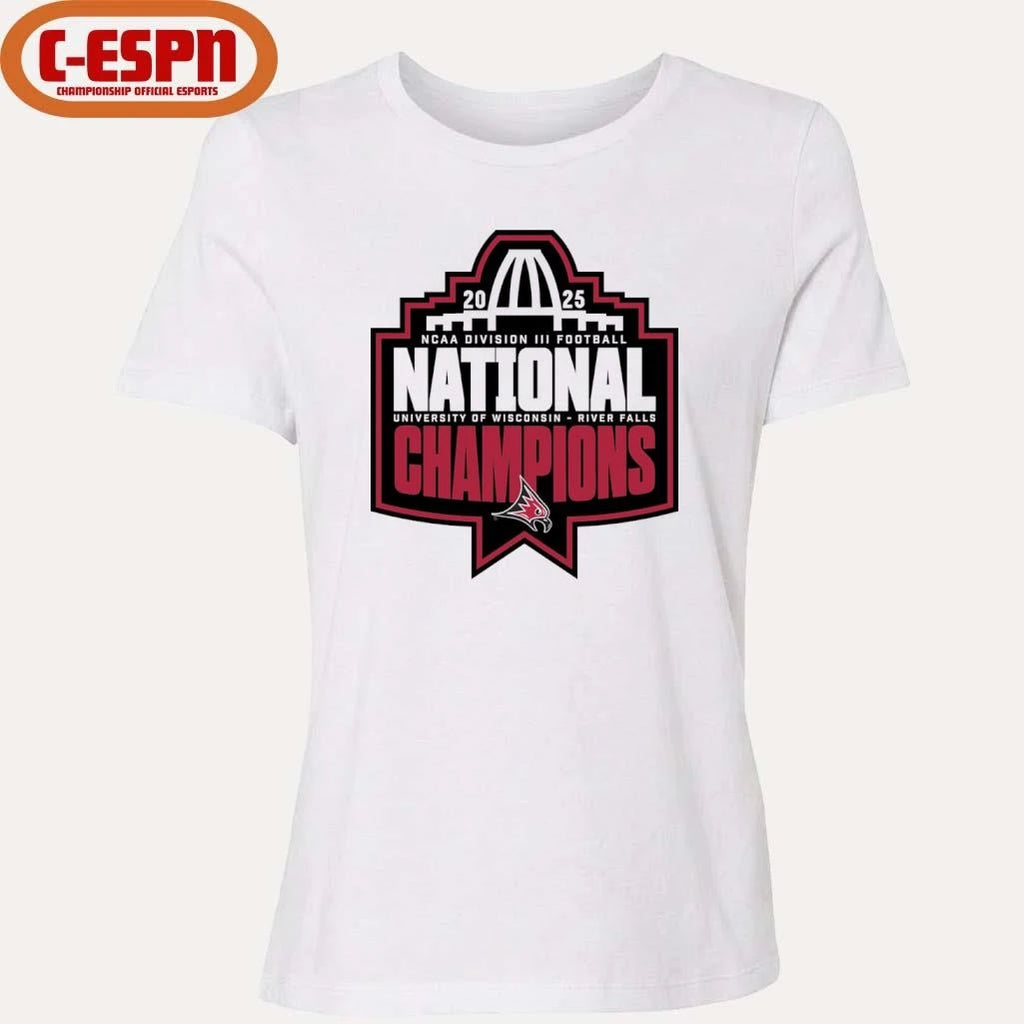 Official Falcons Football National Champions Logo T-Shirt
