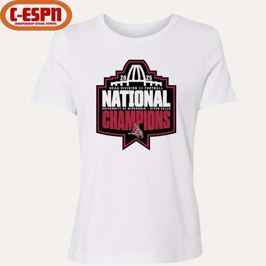 Official Falcons Football National Champions Logo T-Shirt