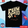 Official Farm Aid 40 Tractor Amp Minneapolis MN Shirts